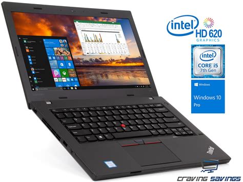 Lenovo Thinkpad L470 140 Hd Notebook Intel Dual Core I5 7200u Upto 3