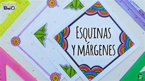 Esquinas Marcos Y MÁrgenes Para Cuadernos 2 CÓmo Hacer MÁrgenes