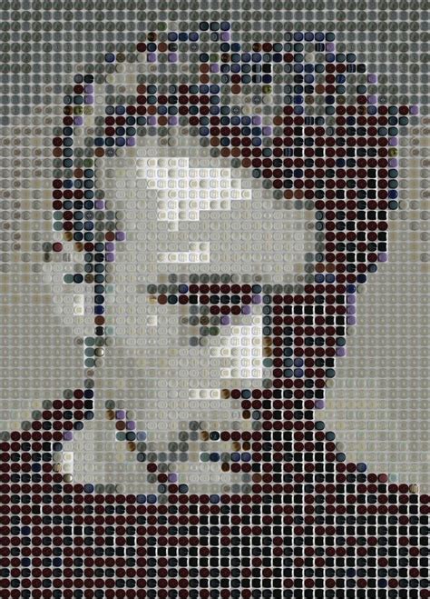 More Pixelated Portraits Made Of Buttons By Wbk My Modern Metropolis