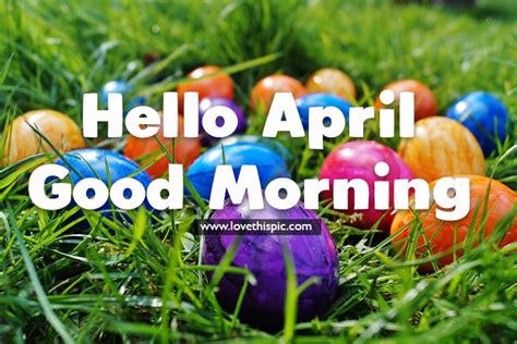 Easter Egg April Good Morning Quotes Pictures Photos And Images For