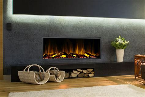 Dynasty Harmony 45 Inch Built In Linear Wall Mount Electric Fireplace