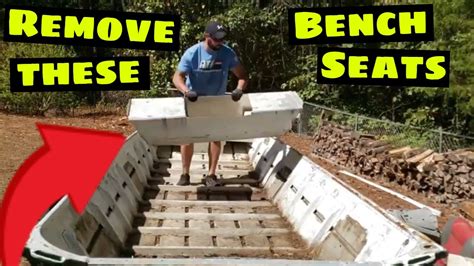 Jon Boat Bench Seat Removal Youtube
