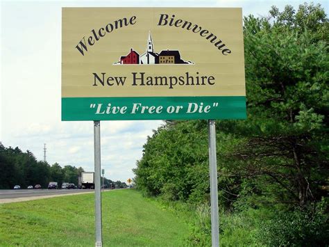 New Hampshire State Welcome Sign A Photo On Flickriver