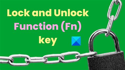 How To Lock And Unlock Function Fn Key In Windows 1110 Youtube