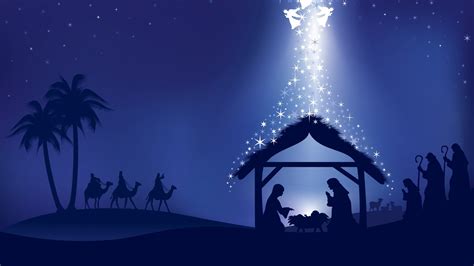 Jesus Birth And Glittering Star With Angels Hd Jesus Wallpapers Hd