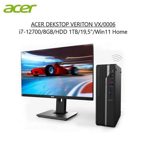 Acer Veriton X Vx0006 Core I7 Ddr4 8gb Hdd 1tb