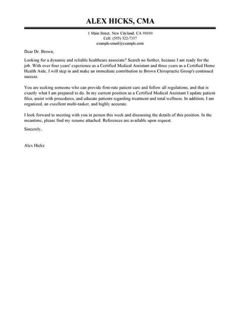 Best Healthcare Support Cover Letter Examples Livecareer