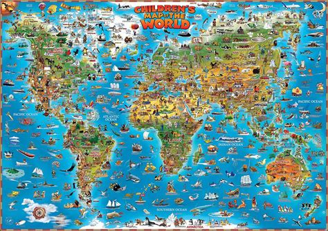Jigsaw Puzzle 500 Piece Childrens Map Of The Solar System Dinos Maps
