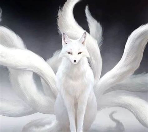 Rare White Kitsune Fox Spirit Companion Remote Binding Etsy Australia