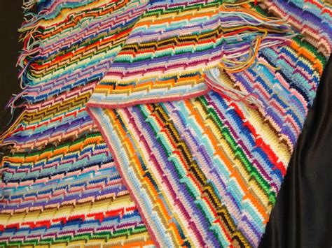 Apache Tears Crochet Afghan Blanket Tığ Işleri