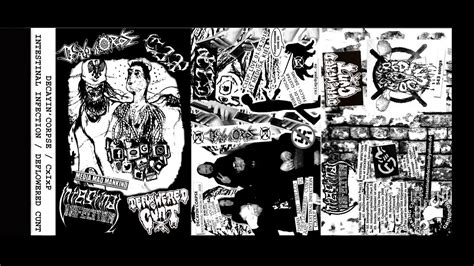 Cxixp 4way Noisegrind Split Tape With Intestinal Infection Decayin Corpse Deflowered Cunt