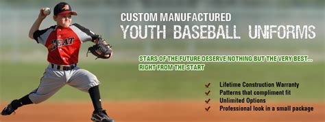 Youth Baseball Uniforms See Custom Apparel For Boys And Girls Line Up