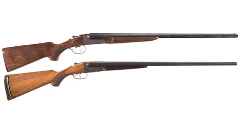 Two Engraved Double Barrel Shotguns Rock Island Auction