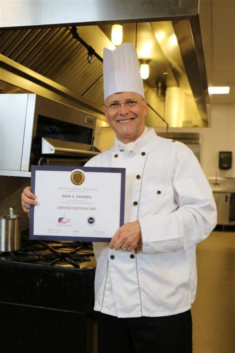 Hannibal Earns Certified Executive Chef National Certification Penbay