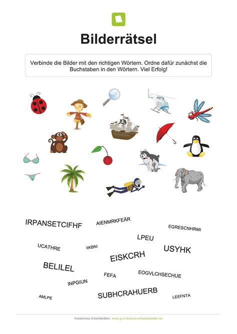 Auch wenn unser gutscheinvorlagen editor wirklich leicht. Kostenlose Bilderrätsel für Kinder zum Ausdrucken - Die ...
