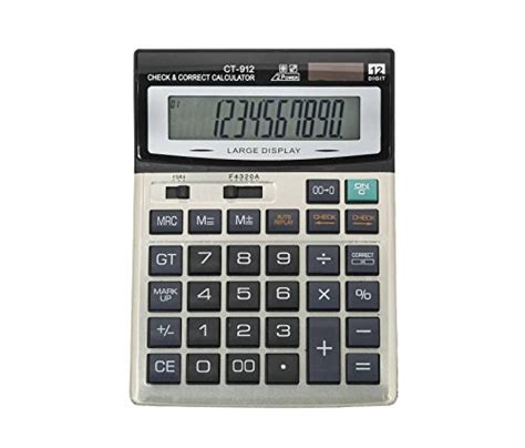 Ct 912 Basic Calculator 12 Digit Office Products