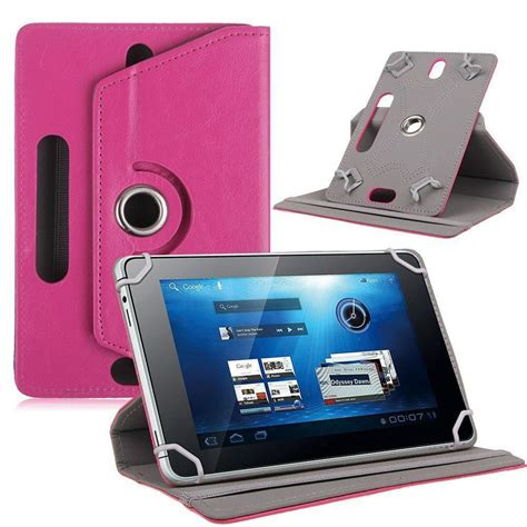 Universal 8 Tablet Pu Leather Folio 360 Degree Rotating Stand Case