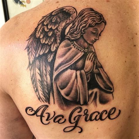 Praying Angel Tattoo Gallery