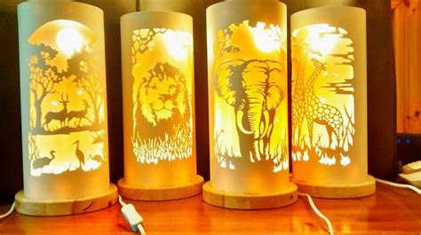 Tique Lights Creative Lamps Pvc Projects Wooden Lamp