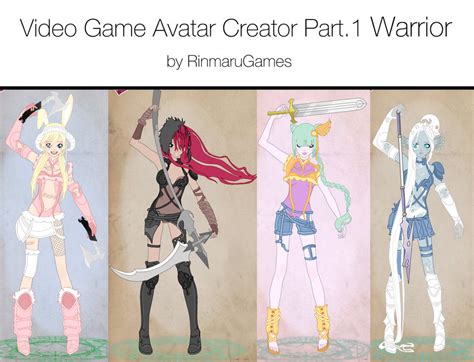 Mega anime avatar creator : Video game avatar creator V.1 by Rinmaru on DeviantArt