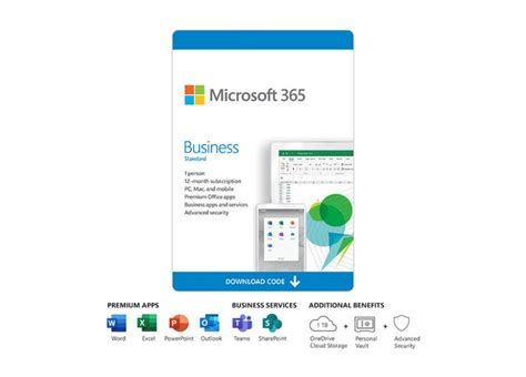 Microsoft 365 Business Standard Subscription License Gs Com