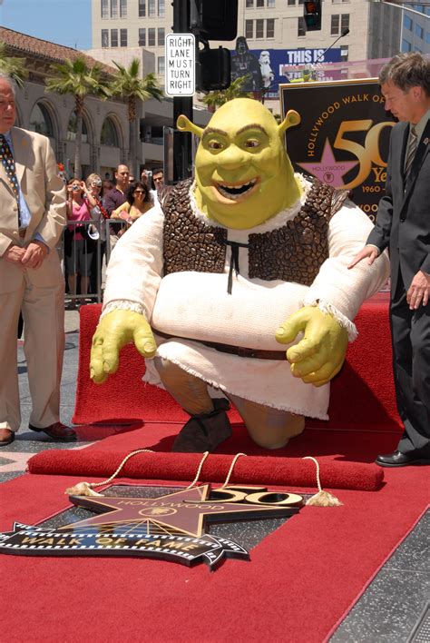 Shrek Honored With Star On The Hollywood Walk Of Fame