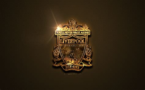 تحميل خلفيات ليفربول الشعار الذهبي الإنجليزية لكرة القدم الذهبي شعار