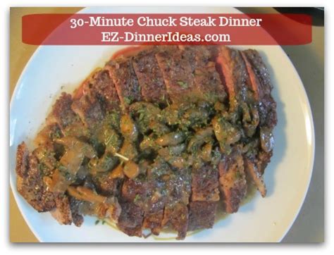 Steak tips are the perfect appetizer with delicous garlic butter flavor. Chuck Steak Recipe | 30-Minute Chuck Steak Dinner