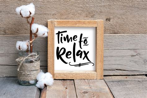 Time To Relax Svg Cut File Inspirational Svg Motivational Etsy