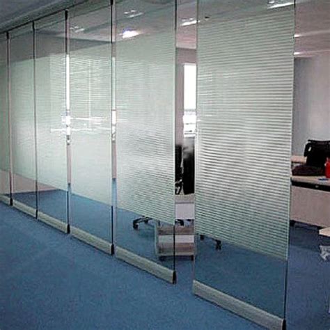 Mm Tempered Glass Partition Office Partition Aluminium Profile Steel