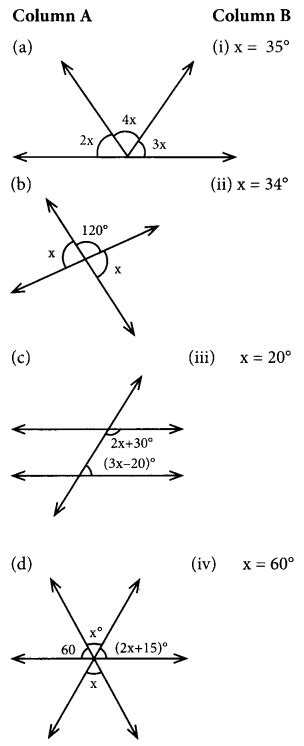 Mcq Questions For Class 7 Maths Chapter 5 Lines And Angles With Answers