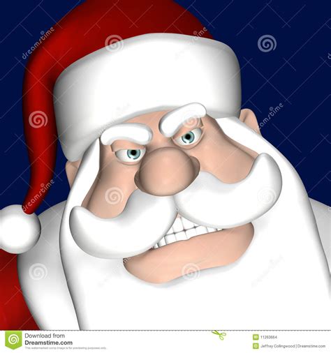 Angry Santa Stock Illustration Illustration Of Claus 11263664
