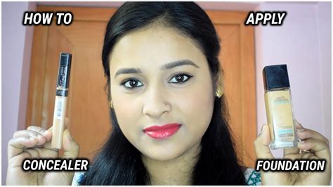 How To Choose And Apply Foundationconcealer And Compact Youtube