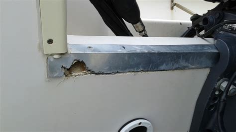 Thoughts On This Grady White Transom Damage The Hull Truth