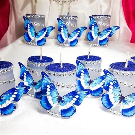 15 souvenirs 15 años ceremonia vela chica mariposa sin caja 2 750
