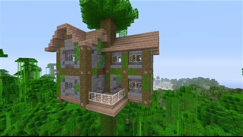 Minecraft Tree House Schematics