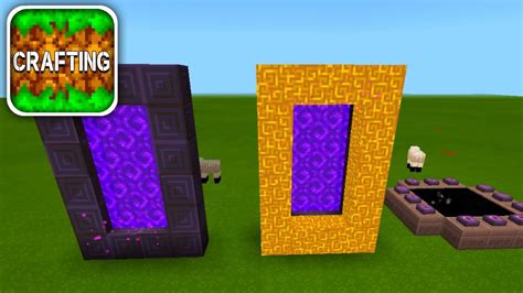 Crafting And Building How To Make A Nether Heaven And End Portal