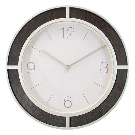 Kiera Grace Sterling 16 Modern Minimalist Wall Clock The Home Depot