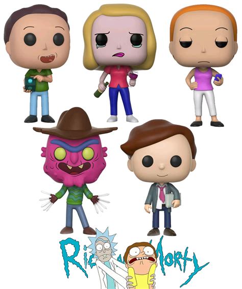 Funko Pop Animation Rick And Morty Series 3 Bundle 5 Pops New