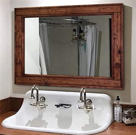 Pallet Wood Mirror Frame