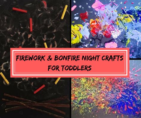 Firework And Bonfire Night Crafts For Toddlers Sophies Nursery