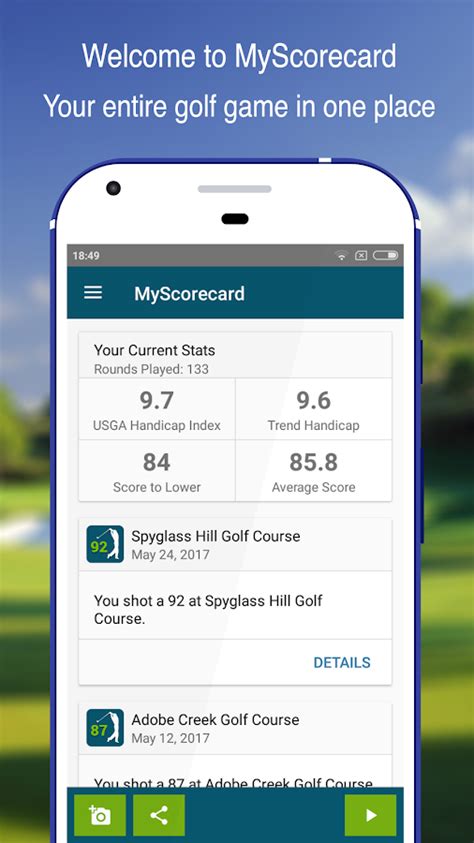 It also produces a midi file of the music and optionally display an audio player that plays the music. MyScorecard Golf Score Tracker - Android Apps on Google Play