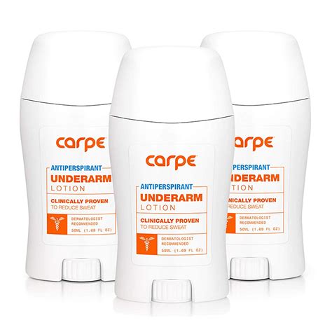 carpe underarm antiperspirant and deodorant clinical strength with all natural