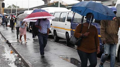 Heavy Rains Expected To Continue In Gauteng Over The Next Week