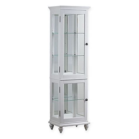 Find the best prices for white curio cabinets on shop better homes & gardens. Powell Whitehurst Curio Cabinet in White - Bed Bath & Beyond