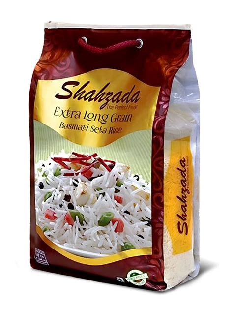 Shahzada Extra Long Grain Basmati Sela Rice 10lb Zipper Bag — Bella