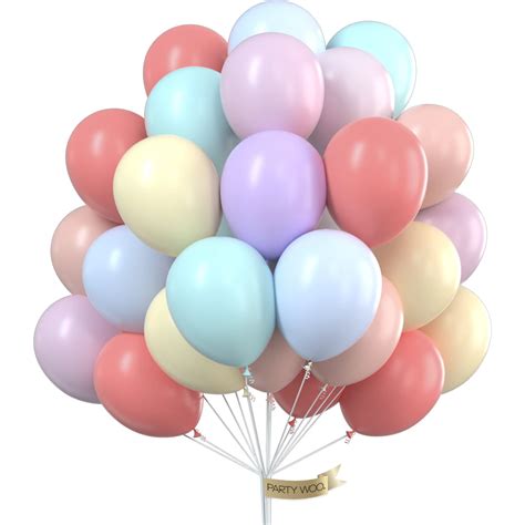 Buy Partywoo Pastel Balloons 100 Pcs 10 Inch Pastel Color Balloons