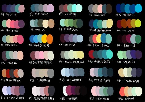 Flat Color Palette Color Palette Challenge Color Schemes Colour Vrogue