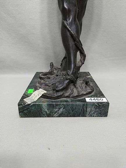 Large Nude Woman Bronze Sculpture Signed Dixons Auction At Crumpton
