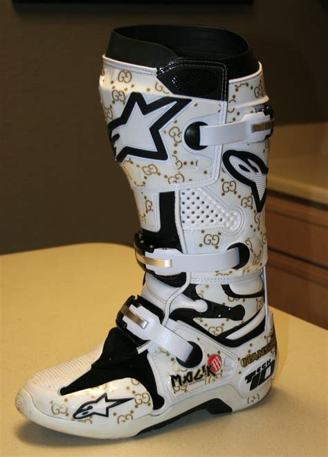 The tech 10 stands at the top of the boot podium. Magik S.C. Kustoms: Alpinestar Tech 10 Boot Graphics